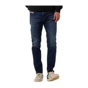 Slim Fit Donkerblauwe Jeans 2019 Diesel , Blue , Heren