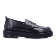 Zwarte Chunky Loafers Gesloten Schoenen Ami Paris , Black , Heren