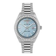 Kristal Datum Superlatief Horloge Philipp Plein , Gray , Dames