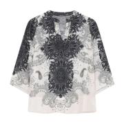 Neomi Shirt met Elegant Print Gustav , Gray , Dames