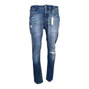 Vintage Light Blue Slim Jeans Jacob Cohën , Blue , Heren