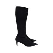 Pre-owned Suede boots Prada Vintage , Black , Dames