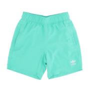 Groene zwembroek met mesh voering Adidas , Green , Heren