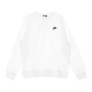 Crewneck Sweatshirt Wit/Zwart Nike , White , Heren