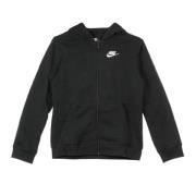 Jongens Zip Hoodie Sweatshirt Zwart Nike , Black , Heren