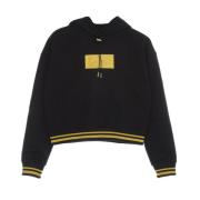 Zwarte Signature Box Short Hoodie Karl Kani , Black , Dames