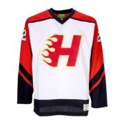 Enforcer Hockeytrui Wit Mesh Lange Mouwen HUF , Multicolor , Heren