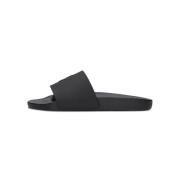 Heren Slide Sandalen Ralph Lauren , Black , Heren