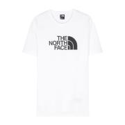 Wit Logo Print Crew Neck T-shirt The North Face , White , Heren