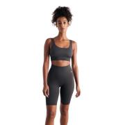 Ribbed Seamless Biker Shorts Aim'n , Gray , Dames