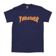 Vlam T-shirt Thrasher , Blue , Heren