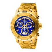 Subaqua Heren Quartz Horloge Blauwe Wijzerplaat Invicta Watches , Yell...