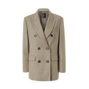 Stijlvolle Modieuze Jurk Pinko , Beige , Dames