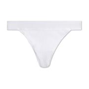 Logo String Moschino , White , Dames