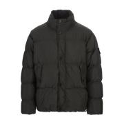 Grijze Lichtgewicht Nylon Blouson Jas Stone Island , Gray , Heren