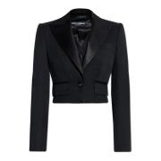 Wollen blazer Dolce & Gabbana , Black , Dames