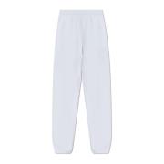 Sweatpants met logo Dolce & Gabbana , White , Dames