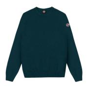 Heren Cashmere Crewneck Sweater Colmar , Green , Heren