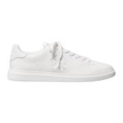 Retro-geïnspireerde witte tennisschoenen Tory Burch , White , Dames