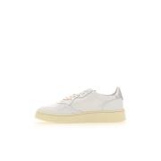 Lage Medalist Leren Sneakers, Wit, Maat 40 Autry , White , Heren