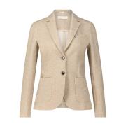 Elegant Herringbone Blazer Circolo 1901 , Beige , Dames