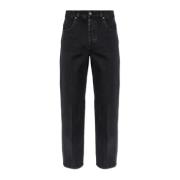 Jeans met logo Lanvin , Black , Heren