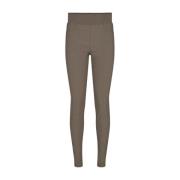 Hoge Taille Skinny Powerstretch Broek Freequent , Brown , Dames