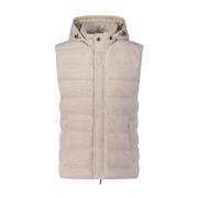 Gewatteerde capuchonvest Maurizio Baldassari , Beige , Heren