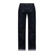 Jeans met logo Dolce & Gabbana , Blue , Heren