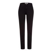 Skinny Trousers Brax , Black , Dames