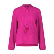 Ruffled Blouse Marc Cain , Pink , Dames