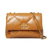 Diamantquilted Schoudertas Tory Burch , Brown , Dames