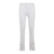 Witte Skinny Jeans voor Vrouwen Fracomina , White , Dames