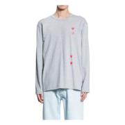 T-Shirts Comme des Garçons Play , Gray , Heren