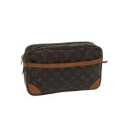 Pre-owned Canvas louis-vuitton-bags Louis Vuitton Vintage , Brown , Da...