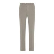 Lyocell Blend Klassieke Broek Kiton , Gray , Heren