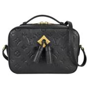 Pre-owned Canvas shoulder-bags Louis Vuitton Vintage , Black , Dames