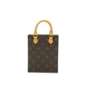 Pre-owned Canvas handbags Louis Vuitton Vintage , Brown , Dames