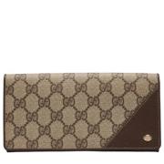 Pre-owned Coated canvas wallets Gucci Vintage , Brown , Dames