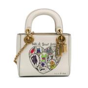 Pre-owned Leather dior-bags Dior Vintage , White , Dames