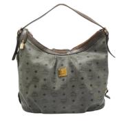 Pre-owned Leather handbags MCM Pre-owned , Gray , Dames