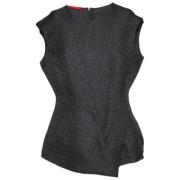 Pre-owned Fabric tops Carolina Herrera Pre-owned , Black , Dames