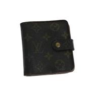 Pre-owned Canvas wallets Louis Vuitton Vintage , Brown , Dames