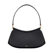 Verfijnde Leren Arian Tas Kiton , Black , Dames