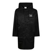 Stijlvolle Parka Jas met Slogan Drole de Monsieur , Black , Heren