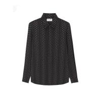 Casual Shirts Saint Laurent , Black , Heren