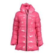 Stijlvolle Roze Hoodie met Zijgleuven U.s. Polo Assn. , Pink , Dames