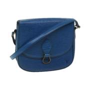 Pre-owned Leather louis-vuitton-bags Louis Vuitton Vintage , Blue , Da...