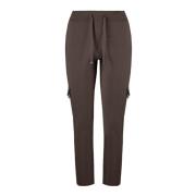 Trendy Cargo Broek voor Vrouwen BomBoogie , Brown , Dames