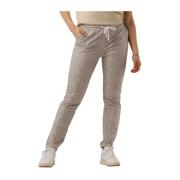 Taupe Pantalon Stijlvolle Garderobe Toevoeging Moscow , Gray , Dames